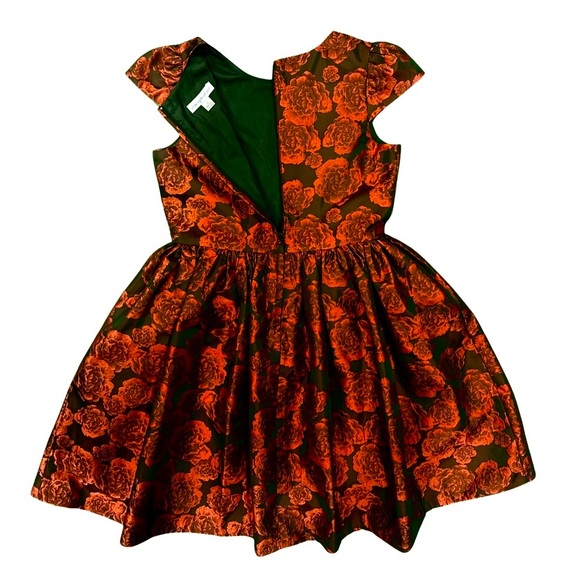 Chasing Fireflies Black & Red Floral Dress, 10 - Picture 3 of 4